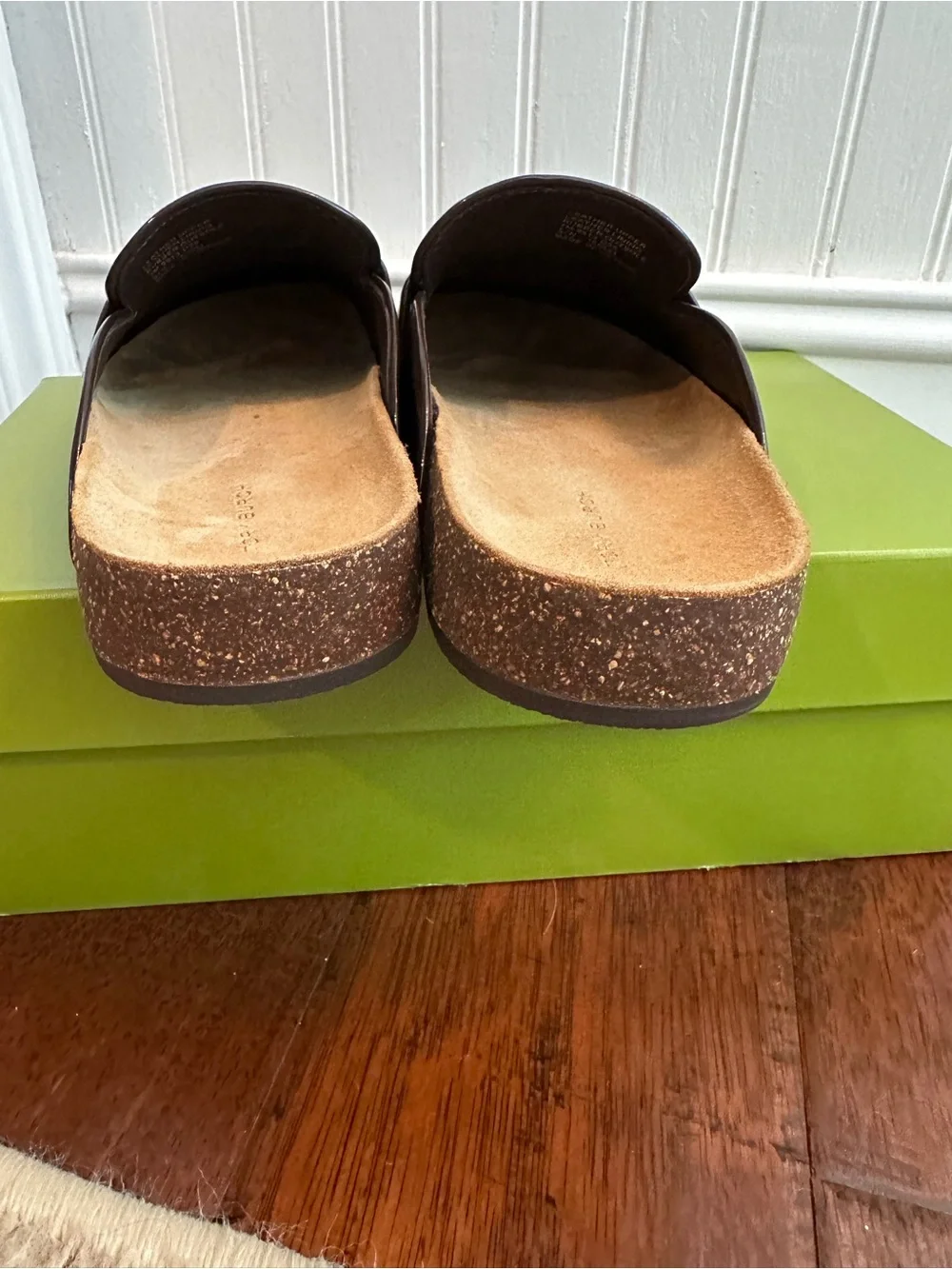Tory Burch | Dark Brown Leather Mule with Gold Logo